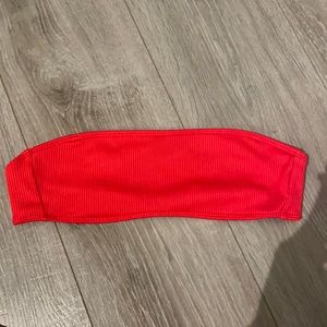 Red SHEIN bikini + red forever 21 bikini top